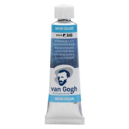 Краски акварельные "Van Gogh" 846 интерферентный синий, 10 мл., туба