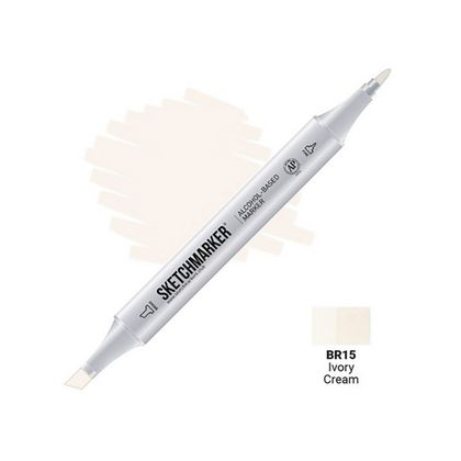 Маркер перм., худ. "Sketchmarker" двусторонний, BR15, кремовая слоновая кость