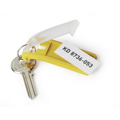 Брелок д/ключей "Key Clips" пласт., желтый