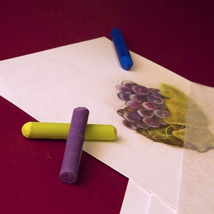 Бумага для пастели "PastelMat" 360г/м2 24*32, темный синий