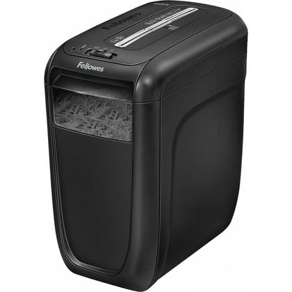 уничтожитель Fellowes® Powershred® 60Cs, 4х50мм, 10лст., 22лтр., SafeSense™, скобы/скрепки/пл.карты)