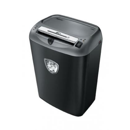 уничтожитель Fellowes® Powershred® 75Cs (4x38мм, 12лcт., 27лтр., SafeSense™, скобы, скр.,CD)