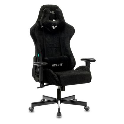 Кресло игровое Бюрократ VIKING KNIGHT Fabric черный Light-20 с подголов. крестовина металл