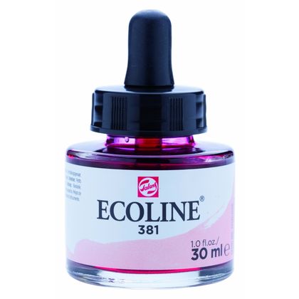 Краски жидкая акварель "ECOLINE" 381 красный пастельный 30 мл.