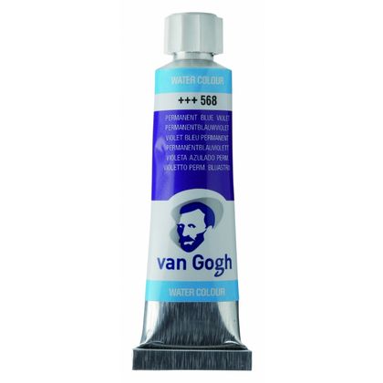 Краски акварельные "Van Gogh" 568 сине-фиолетовый прочный, 10 мл., туба