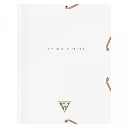Папка на резинках 15-36 мм. "Flying Spirit" карт., черный