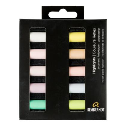 Пастель мягкая "Rembrandt Half Pastel" набор, 10 цв., светлые