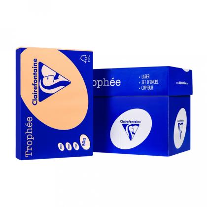 Бумага цветная A4, 80г/м, 500 л. "Trophee" ярк.-голубой