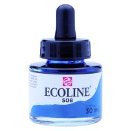 Краски жидкая акварель "ECOLINE" 508 прусский синий 30 мл.