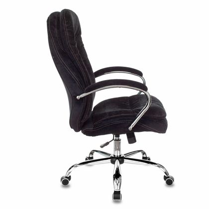 Кресло руководителя Бюрократ T-9950SL Fabric серый Alfa 44 крестовина металл хром