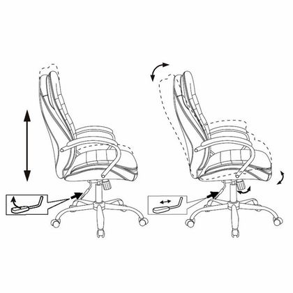 Кресло руководителя Бюрократ T-9950SL Fabric серый Alfa 44 крестовина металл хром