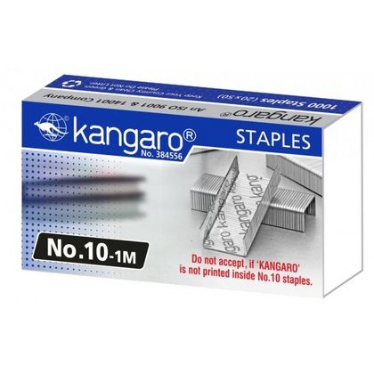 Скоба №10 Kangaro, 1000 шт., черный