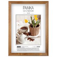 Фоторамка 21*30 см, 17 мм "OfficeSpace №2" дерев., со стеклом, дуб