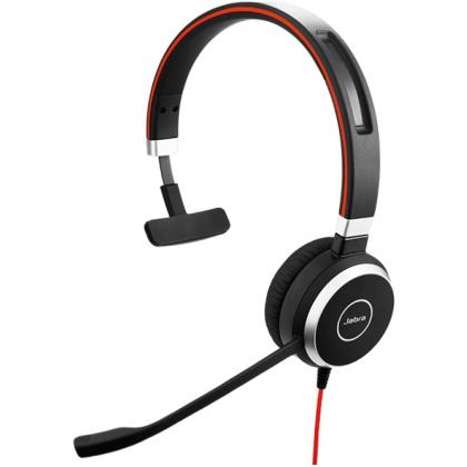 Наушники с микрофоном "Jabra EVOLVE 40 UC Mono" черный