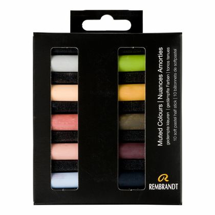 Пастель мягкая "Rembrandt Half Pastel" набор, 10 цв., ассорти