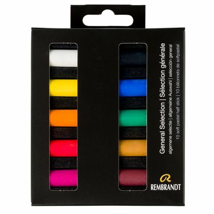 Пастель мягкая "Rembrandt Half Pastel" набор, 10 цв., ассорти