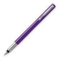 Ручка перьевая F "Vector Purple" метал., подарочн. упак., фиолетовый, патрон черный