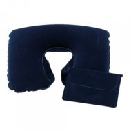 Подголовник-подушка д/путешествий "Comfortable" 35*23*9 см, ПВХ, синий