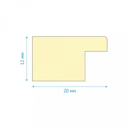 Фоторамка 21*30 см, 20 мм "OfficeSpace №3" дерев., со стеклом, венге