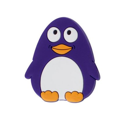 Магнит "Penguin" пласт., синий