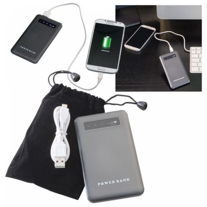 Зарядное устройство (аккумулятор) Power Bank "Kingsville" 4000, карт. упак., белый