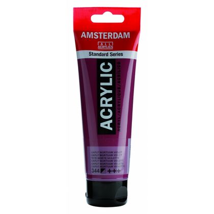 Краски акриловые "Amsterdam" 344 капут-мортуум фиолетовый, 120 мл., туба