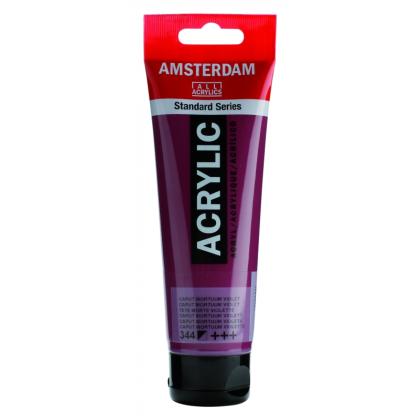 Краски акриловые "Amsterdam" 344 капут-мортуум фиолетовый, 120 мл., туба