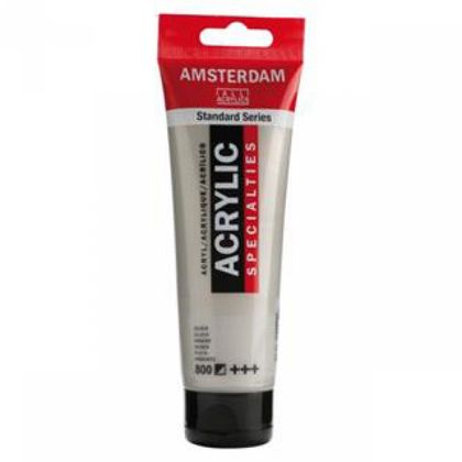 Краски акриловые "Amsterdam" 800 серебро, 120 мл., туба