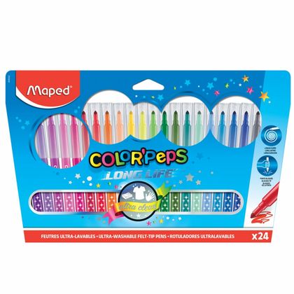 Фломастеры "Color Peps" 12 шт., в карт. упак.