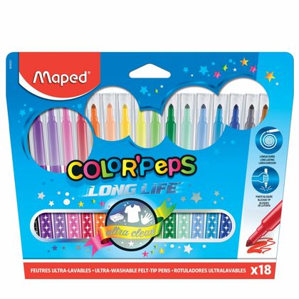 Фломастеры "Color Peps" 12 шт., в карт. упак.