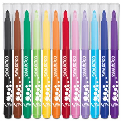 Фломастеры "Color Peps" 12 шт., в карт. упак.