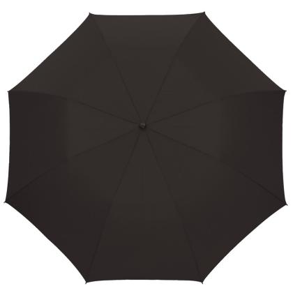 Зонт складной п/автомат. 95 см, ручка пласт. "Mister" черный