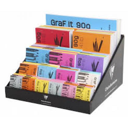 Скетчбук "Graf It" A5, 90г/м2, 80л., скоба, черный