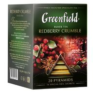 Чай "Greenfield" 20 пак*1,8 гр., черный, пирамидка, со вкусом брусники, Redberry Crumble