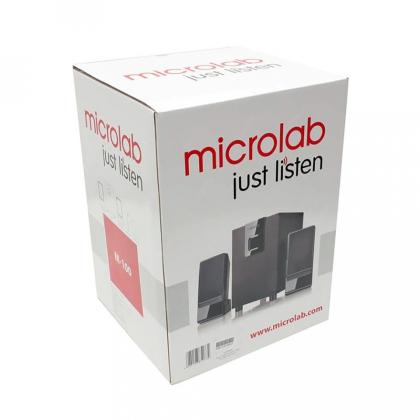Колонка 2.1 "Microlab M-100" Microlab 10 Вт, Audio In, акустическая система, черный