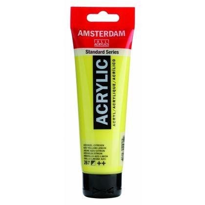 Краски акриловые "Amsterdam" 267 азометин желтый лимонный, 120 мл., туба