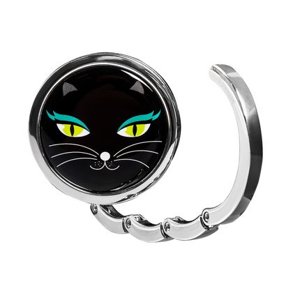 Держатель д/сумки "Black Cat" метал., черный