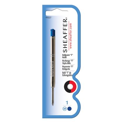 Стержень шарик., метал., М (средний) "Sheaffer T" синий