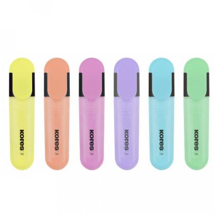 Набор маркеров текстовых "Bright Liner Pastel" 6 шт., ассорти