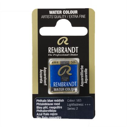 Краски акварельные "Rembrandt" 583 сине-красный ФЦ, кювета