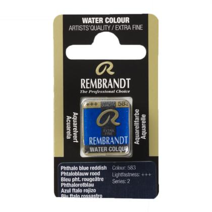 Краски акварельные "Rembrandt" 583 сине-красный ФЦ, кювета