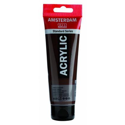 Краски акриловые "Amsterdam" 409 умбра жженая, 120 мл., туба