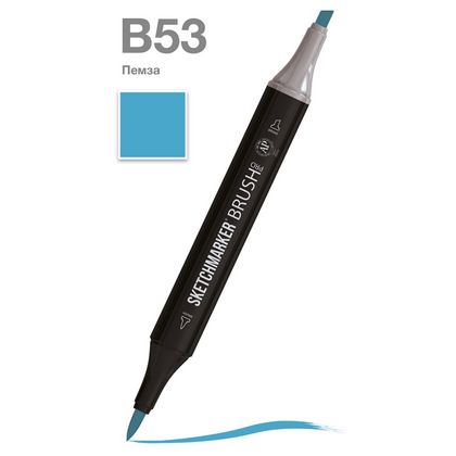 Маркер перм., худ. "Sketchmarker Brush" двусторонний, B53, пемза