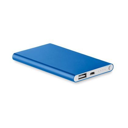 Зарядное устройство (аккумулятор) Power Bank "Powerflat" 4000, карт. упак., королевский синий
