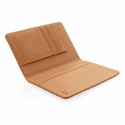 Обложка д/паспорта "P820.459" пробка, коричневый