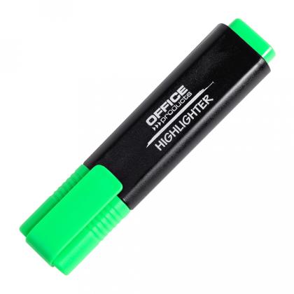 Маркер текстовый "Office Products" зеленый