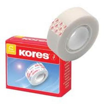 Клейк. лента 19 мм*33 м "Kores" невидимая, упак.