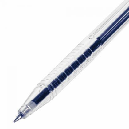 Ручка шарик. на подставке "Counter Pen", 0.5 мм, пласт., прозрачн.,, стерж. синий