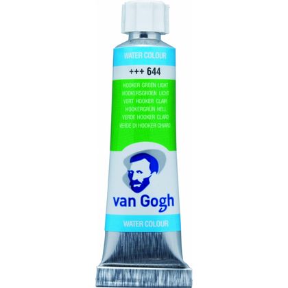 Краски акварельные "Van Gogh" 644 зеленый хукера светлый, 10 мл., туба