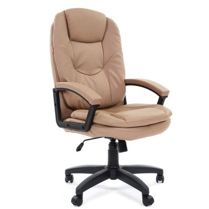 Кресло д/руководителя CHAIRMAN 668 LT экокожа, коричневый